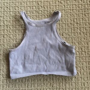 Urban outfitters purple crop top